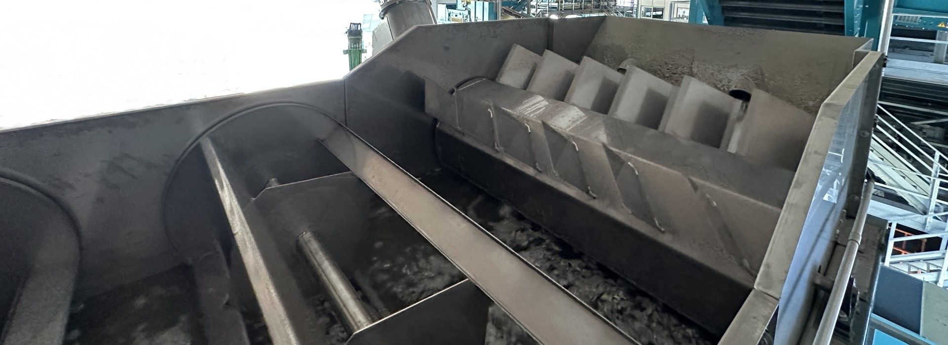 Vasca di separazione materiali